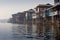 Floating Uros islands on the Titicaca lake