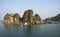 Floating village in Halong Bay, Vietnam