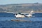 Floatplane on Lake Rotorua New Zealand