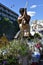 Floats from the 2019 Spirit Mountain Casino Grand Floral Parade at Moda Center in Portland, Oregon