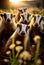 A flock of badgers take a selfie. AI Generated