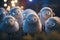 Flock of Funny Fluffy Little Sheep: A Cute Sheep Herd Image