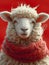 A Flock of Joy: The Woolen Sheep and the Red Heart\\\'s Glow