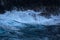 Flock of red-billed Tropicbird Phaethon aethereus flying over the Pacific ocean near Tobago Island, beautiful white birds