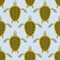 Flock of sea turtles. Water turtle seamless pattern. Vector back