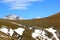 Flock of sheep in Gran Sasso Park, Apennines, Italy