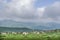 A flock of sheeps on the Pyrenees