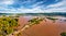 Flood on the Dniester River, Ivano-Frankivsk region.