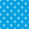 Flood protection pattern vector seamless blue