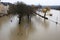 Flood in Remich, Luxembourg