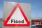 Flood Sign Warning by Flood