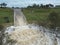 flood water on the Campaspe River 2024, Victoria Australia