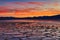 Flooded Badwater Basin Sunset