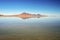 Flooded Bonneville Salt Flats in Utah