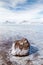 Flooded Bonneville Salt Flats in Utah, USA.