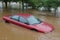 Flooded car