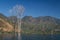 Flooded coast of lake Atitlan near San Juan La Laguna