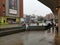 Flooded guangzhou shopping area