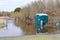 Flooded hiking trail