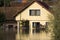 Flooded house