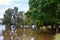 Flooded parkland in Sydney, New South Wales