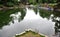 Flooded quarry village Lulec, Czech Republic, Europe