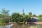 Flooded residential property next to Orange River, Marchand