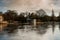 Flooded river in York