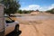 Flooded Road. Namibia