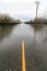 Flooded Road Near Chico, California