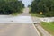 Flooded Roadway in Iowa, USA