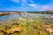 Flooded in the sea ruins of port of King Herod