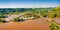 Flooded villages in western Ukraine. Flood on the Dniester River.