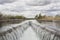 Floodgate area at huge irrigation canal, Extremadura, Spain