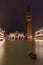 Flooding, Acqua Alta, on St. MarkÂ´s Square, Venice