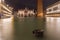 Flooding, Acqua Alta, on St. MarkÂ´s Square, Venice