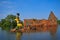 Flooding in Ayutthaya, Thailand.