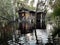 Flooding cabins after hurricane in Myakka State Park