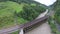 Flooding river in austria in the alps