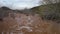 Flooding river in Sedona, Arizona, global warming concept