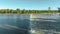 Flooding in the Weir on Nepean River in Penrith