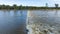 Flooding in the Weir on Nepean River in Penrith