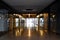 Floodlit Entrance and hallway of the Manzoni Theatre Teatro Manzoni in Via Alessandro Manzoni