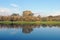 The floodplain of the Berezina River. Autumn. End of September. Indian summer.