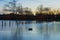 Floods on river Tewkesbury