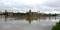 Floods on the town of melun