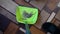 Floor cleaning broom and dustpan
