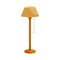 Floor lamp icon, cartoon style