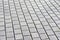 Floor tiles of granite paving stones