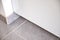 Floor Tiles of Home Corner with Fridge Door
